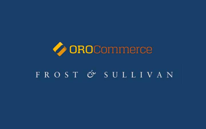 Logo's OroCommerce en Frost & Sullivan