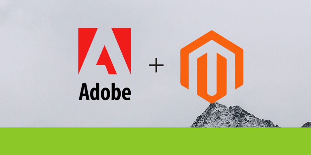 Logo's van Adobe en Magento