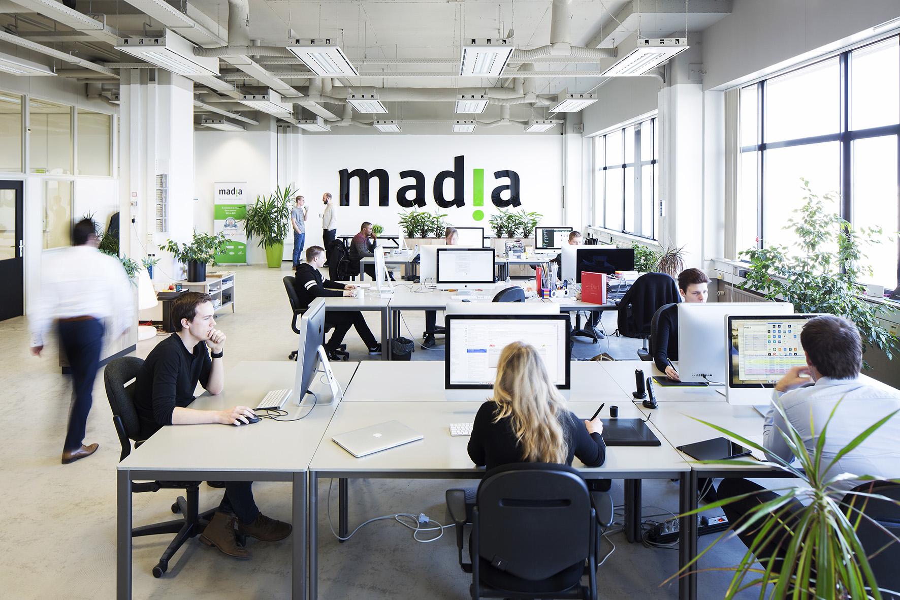 Het kantoor van Madia