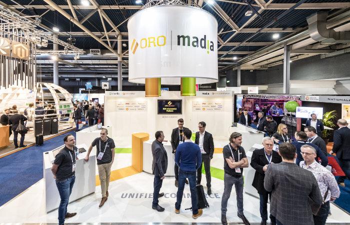 Een foto van de stand van Madia op de webwinkel vakdagen 2019