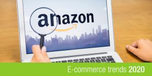 banner e-commerce trends 2020 met amazon logo