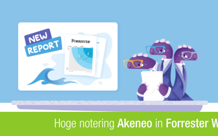 Akeneo banner voor forrester wave rapport