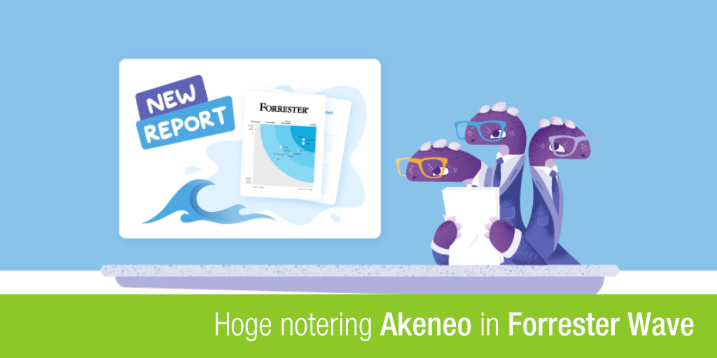 Akeneo banner voor forrester wave rapport