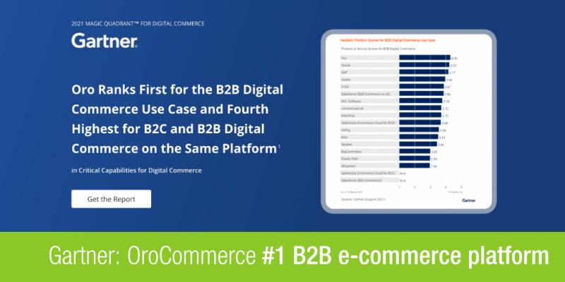 Gartner Oro 1 B2B platform Madia