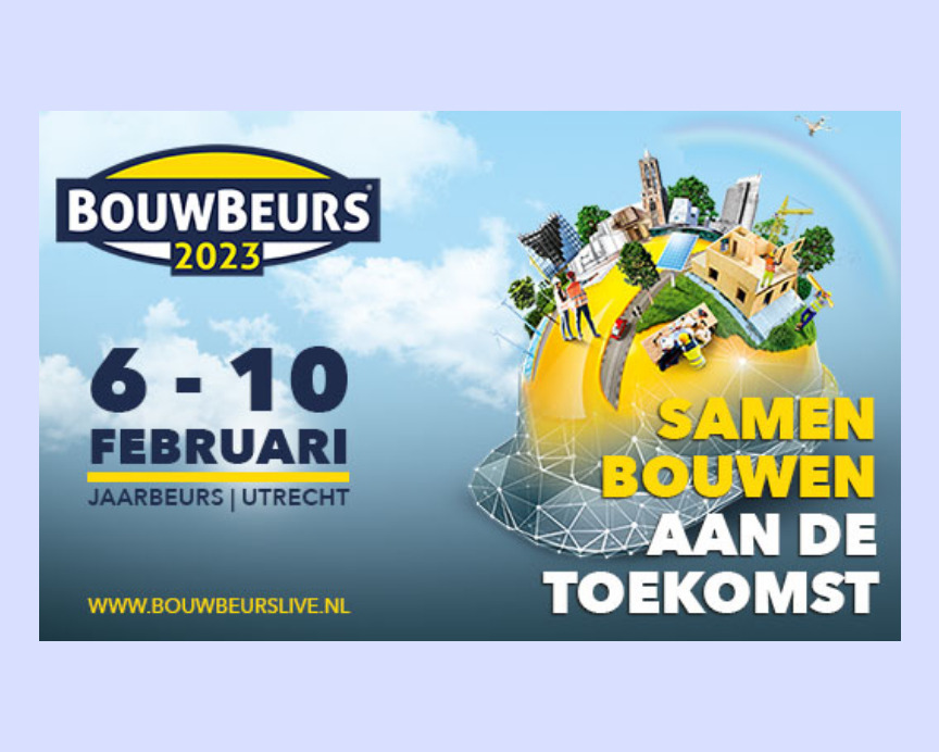 Banner voor de bouwbeurs 2023